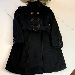 Black Wool Guess Coat